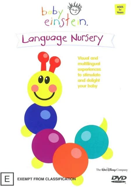 Baby Einstein Language Nursery Dvd Region 4 New And Sealed 1500