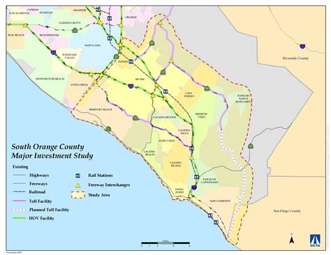 Orange County Map Orange County California Mappery