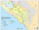 Orange County Map - Orange County California • mappery