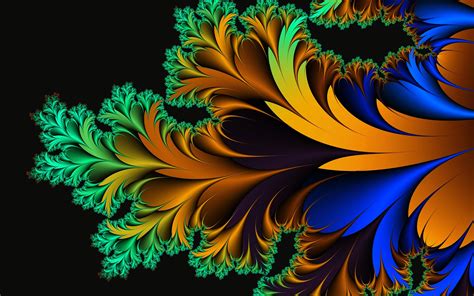 Abstract Art Background Colorful Colors Flowers