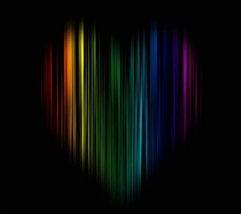 Rainbow Heart Wallpaper Wallpapersafari