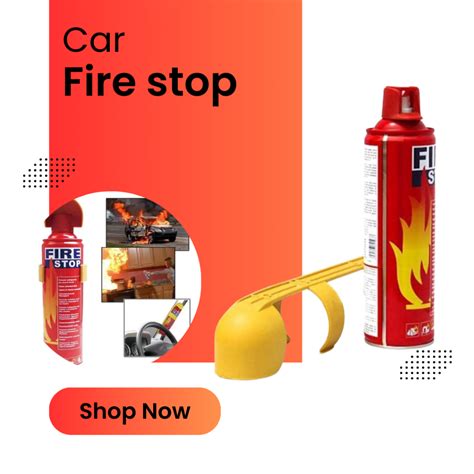 Original Portable Mini Car Stop Fire Extinguisher Special Extinguishing