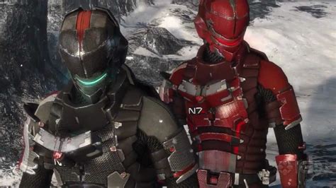 Dead Space 3 Mass Effect N7 Armor Trailer Youtube