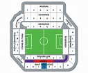 Plan du Stade de la Mosson Montpellier