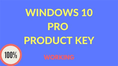 Windows 10 Pro Key Microsoft Windows 10 Pro Activation Key Lifetime
