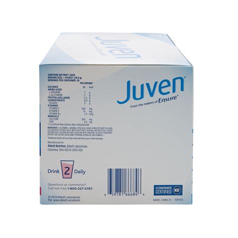 Juven Oral Supplement Fruit Punch Flavor Powder 101 Oz 2 Pack