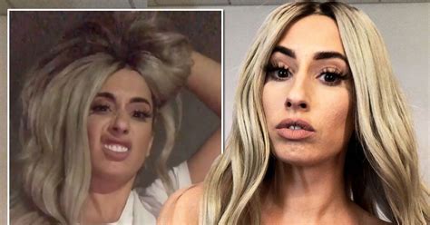 Stacey Solomon Struggles To Peel Her Kim Kardashian Wig Off After The National Television Awards
