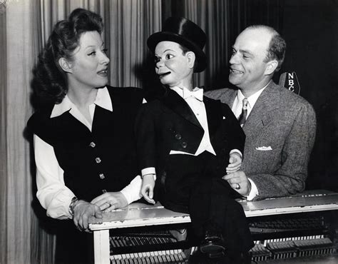 Greer Garson Charlie Mccarthy Edgar Bergen