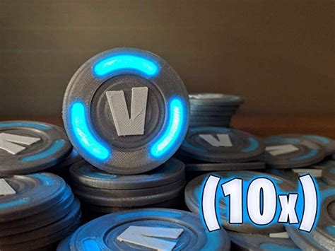 Glowing Fortnite V Bucks 10x Vbucks Fortnite Coins Llama Fortnite