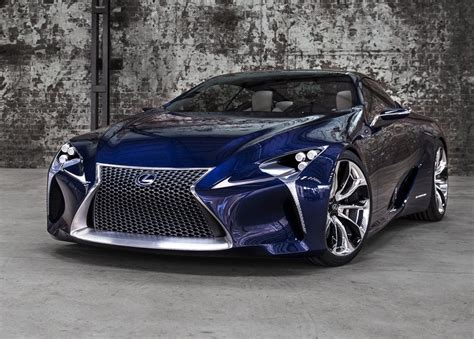 Sport Car Garage Lexus Lf Lc Blue Concept 2012