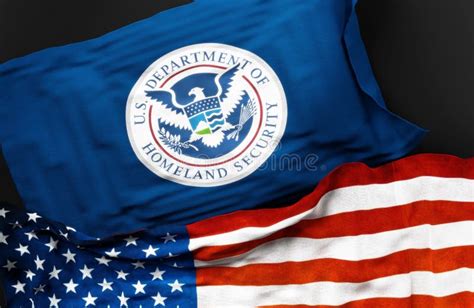 Flag Of The United States Department Of Homeland Security Stock Image