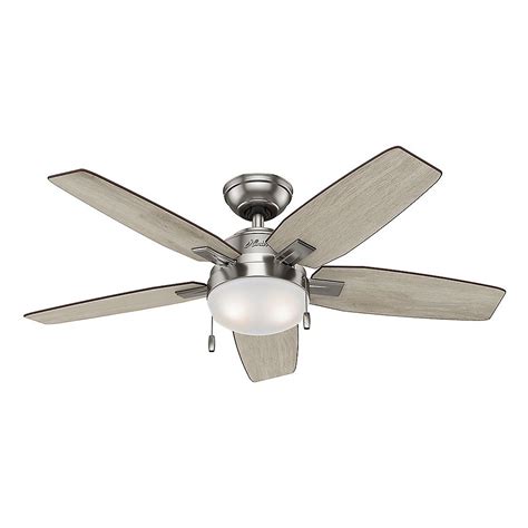 Homedepot ceiling fans 510669 collection of interior design and decorating ideas on the littlefishphilly.com. Hunter Antero 46-inch Indoor Ceiling Fan in Brushed Nickel ...