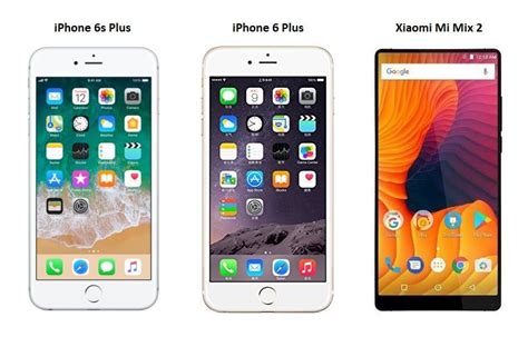 The new iphones 6s and 6s plus have the same height and width as their 2014 predecessors, but they are each about 3 percent thicker, respectively, than this being an s year for iphones, there aren't any display size changes from last year. Apple iPhone 6s Plus vs Xiaomi Mi Mix 2 vs Apple iPhone 6 ...