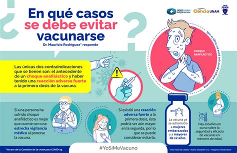Quiénes deben evitar la vacuna contra el coronavirus Ciencia UNAM