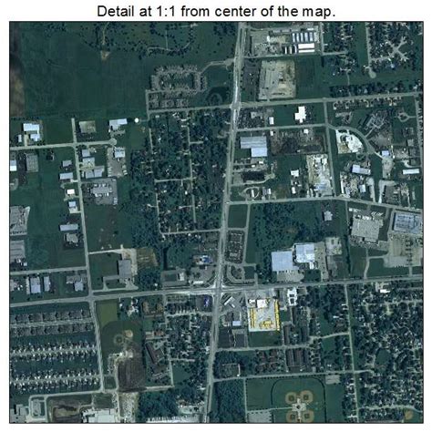 Aerial Photography Map Of Kenosha Wi Wisconsin