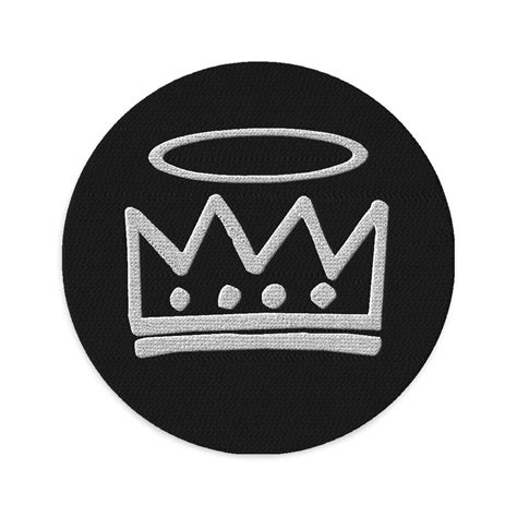Charlesthefirst Halo And Crown Memorial Embroidered Patch Etsy