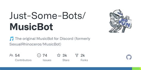Github Just Some Bots Musicbot The Original Musicbot For Discord Formerly Sexualrhinoceros