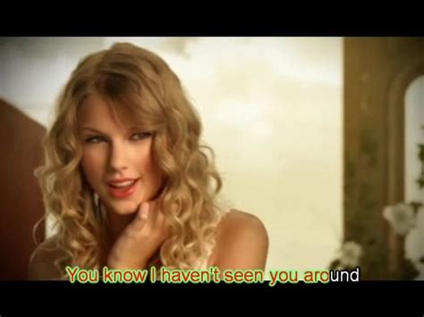 (c) 2009 big machine records, llc. Music Video with Lyrics added by Allan5742: Taylor Swift ...