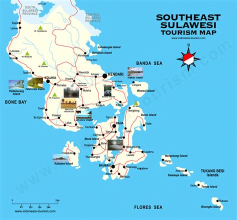 Peta Sulawesi Tenggara Lengkap Dengan Nama Kota Lamudi