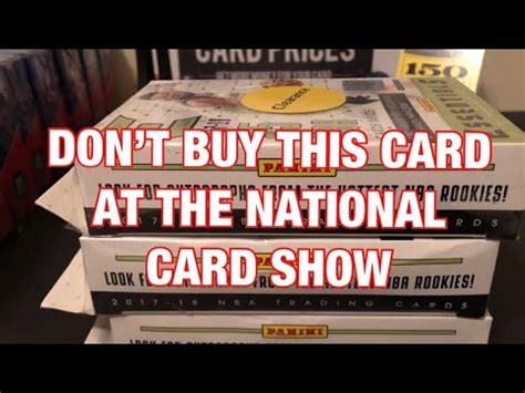 Check spelling or type a new query. NATIONAL CARD SHOW 2019 - DON'T BUY THIS CARD - YouTube