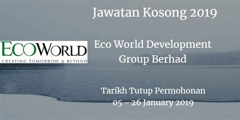 The company operates in three economic regions with approximately 20 development projects in total that include new townships. Jawatan Kosong Eco World Development Group Berhad 05 - 26 ...