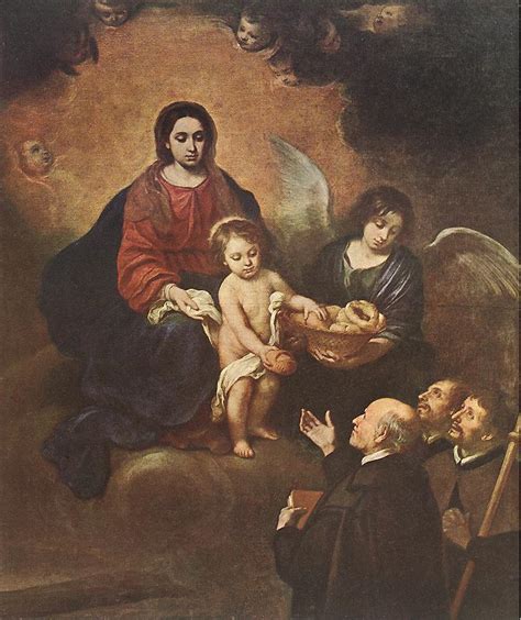 The Infant Jesus Distributing Bread To Pilgrims Bartolome Esteban