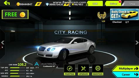 Bentley Continental Gt City Racing 3d Youtube