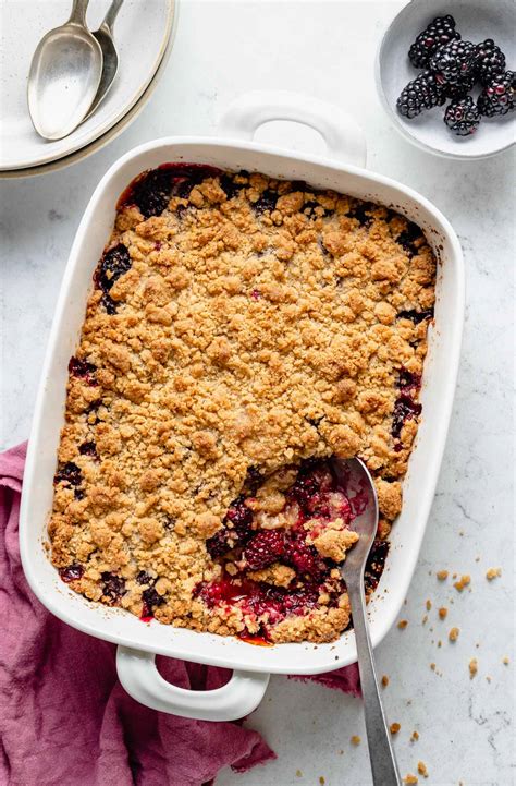 Best Blackberry Crumble Kims Cravings