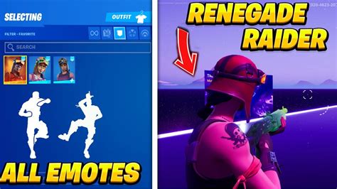 How To Get Renegade Raider Skin And Free Emotes In Fortnite Creative