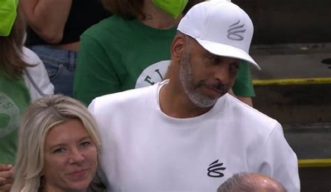 Dell Curry Shows Up With New Girlfriend To Watch Steph Curry Play At Game Of NBA Finals And