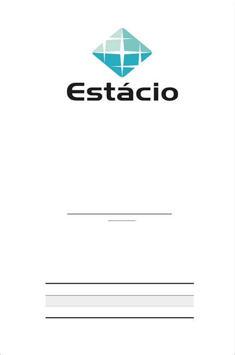 Capas De Trabalho Da Estacio