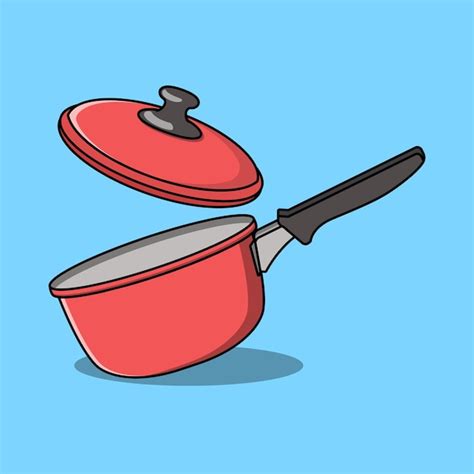 Premium Vector Cooking Pot Cartoon Icon Illustration
