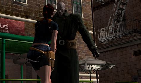 Mr X Attacks Claire Redfield 1c By Anothercaster On Deviantart