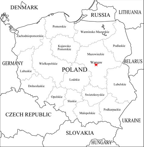 Polen Landkarten Kostenlos Cliparts Kostenlos