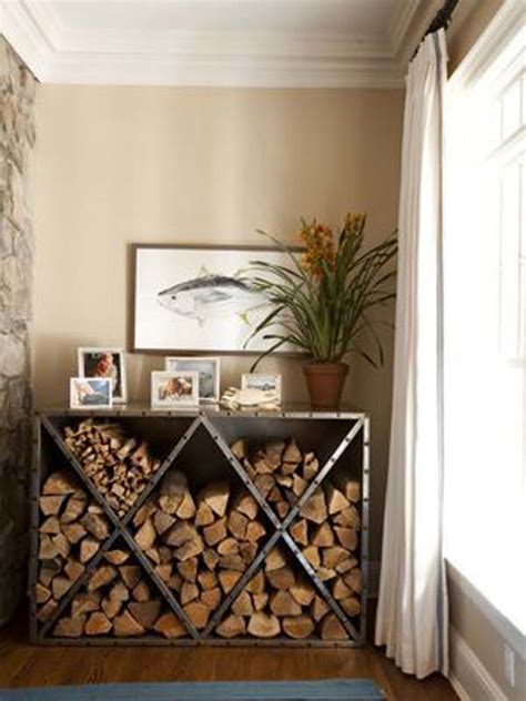 Creative Firewood Storage Can Become A Focal Point In Interior