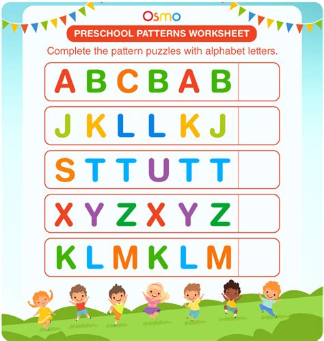 Preschool Patterns Worksheets Download Free Printables For Kids
