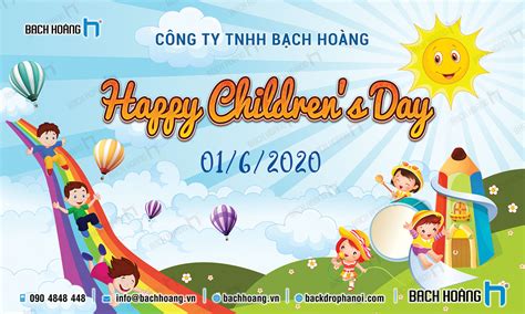 Liên hiệp quốc đã quyết định ngày 20/11 là ngày thiếu nhi thế giới (universal children's day) nhưng để cho các quốc nhiều quốc gia tổ chức ngày trẻ em vào những ngày khác. Thiết Kế Backdrop - Phông Quốc Tế Thiếu Nhi 1/6 mẫu 17