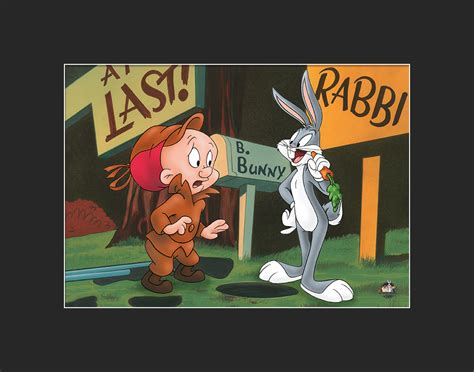 Rabbit Season Bugs Bunny And Daffy Duck Le Lithograph Property Room