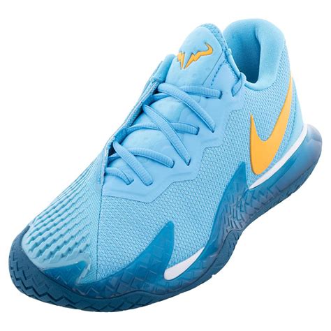 Nikecourt Men S Rafa Zoom Vapor Cage 4 Tennis Shoes Baltic Blue And