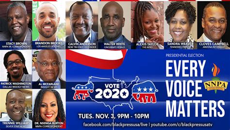 Nnpa To Broadcast Live 2020 Election Night Coverage Greater Diversity