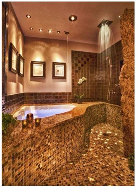 The Waterfall Shower Wins Style At Home Spa Style Sweet Home