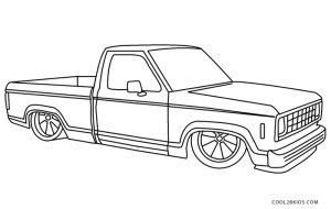 You can use our amazing online tool to color and edit the following lowrider car coloring pages. Free Printable Truck Coloring Pages For Kids