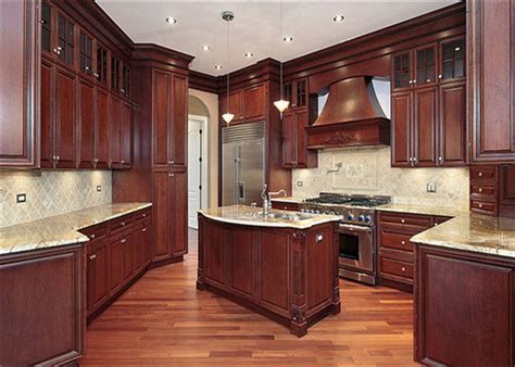 4.4 out of 5 stars. Red / Black Solid Wood Kitchen Cabinets With American ...
