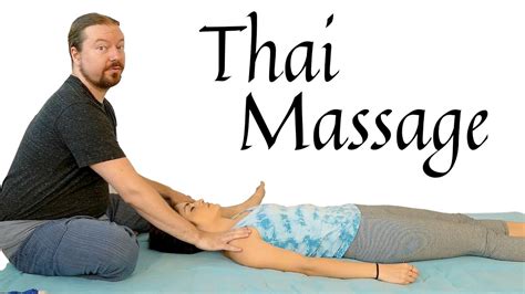 Back Pain Relief Thai Massage Tutorial Upper Back And Arms Carpal