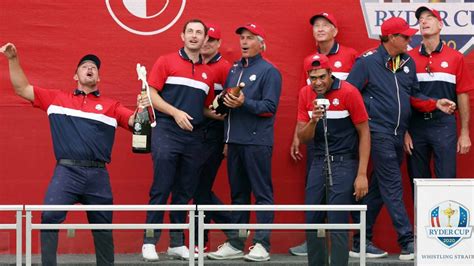 Inside Team Usas Raucous Ryder Cup Celebration