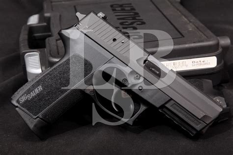 Sig Sauer Inc Model Sp Black Nitron Sa Da Semi Automatic Pistol Case More Mfd