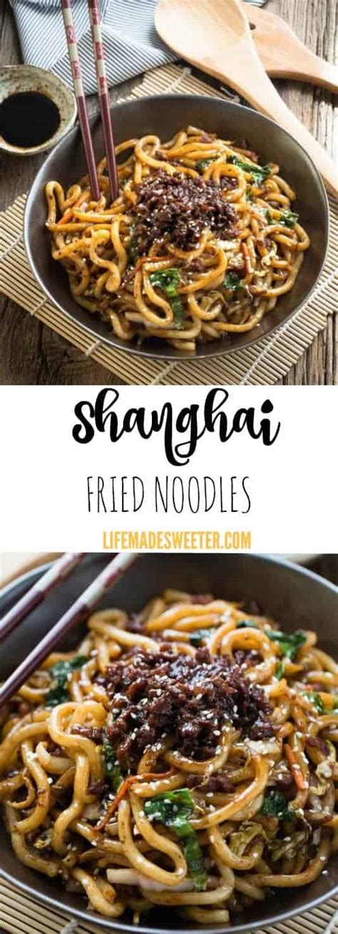 We are still using hearty shiitake mushrooms and bok choy, just as the traditional recipe does. Shanghai Noodles (Cu Chao Mian) - The BEST Stir-Fried ...