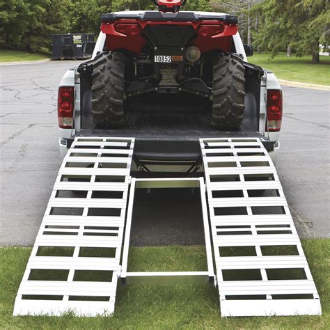 Ultra Tow Tri Fold Arched Aluminum Loading Ramp — 3000 Lb Capacity