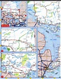 Ontario highways map.Free printable road map of Ontario, Canada