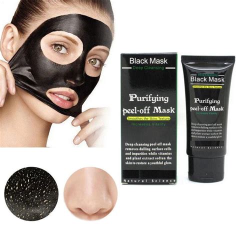 purifying black peel off mask charcoal face mask blackhead remover deep cleanser acne black